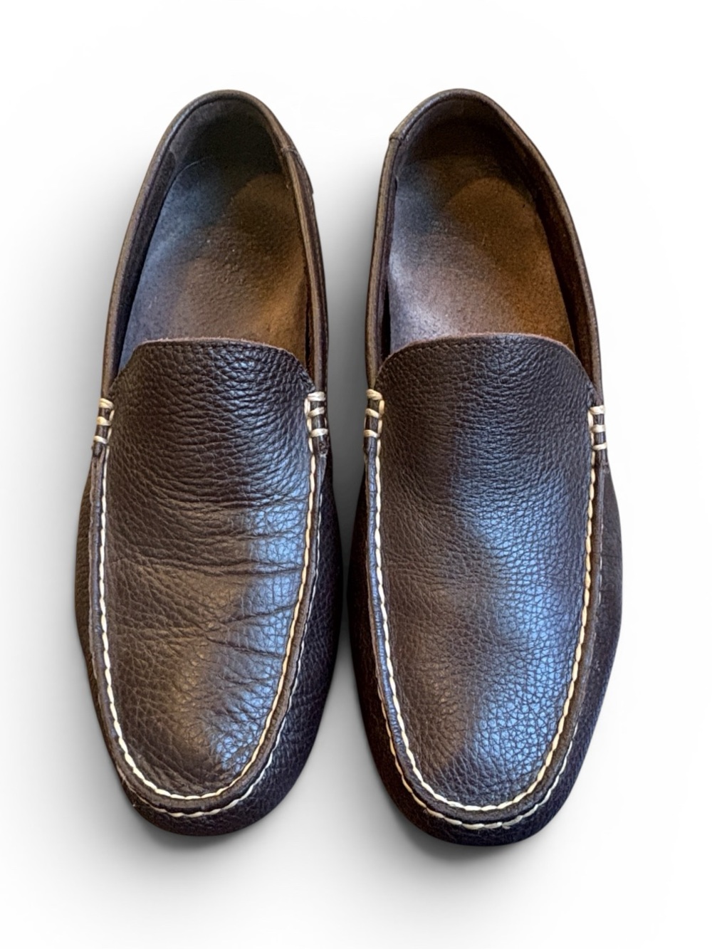 Polo Ralph Lauren Terence Driving Loafer Mens Size 8D Dark Brown Leather
